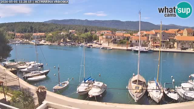 Spletna kamera Vrboska | Otok Hvar | Hrvaška