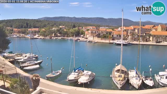 Spletna kamera Vrboska | Otok Hvar | Hrvaška