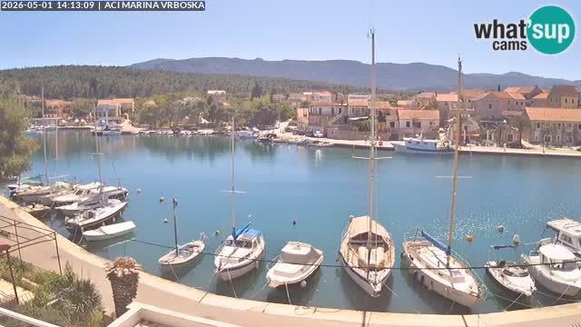 Spletna kamera Vrboska | Otok Hvar | Hrvaška