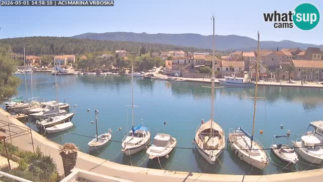 Spletna kamera Vrboska | Otok Hvar | Hrvaška