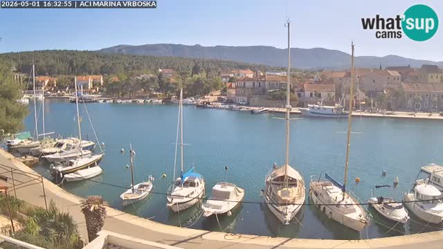 Spletna kamera Vrboska | Otok Hvar | Hrvaška