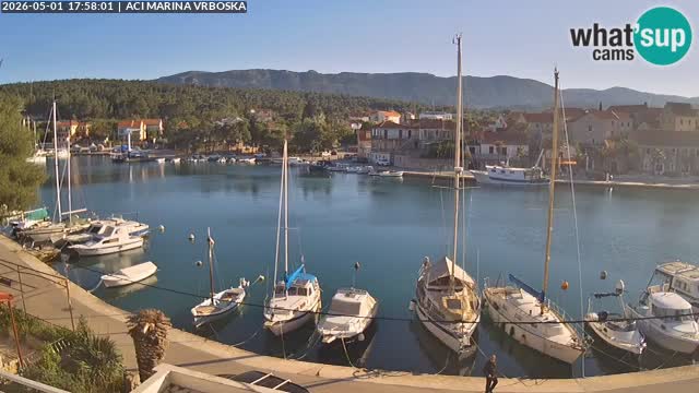 Spletna kamera Vrboska | Otok Hvar | Hrvaška