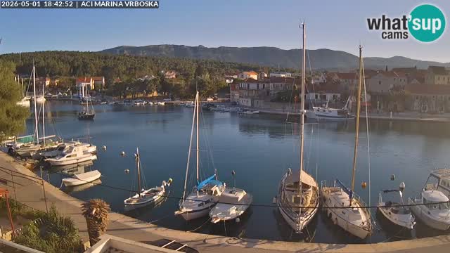 Spletna kamera Vrboska | Otok Hvar | Hrvaška