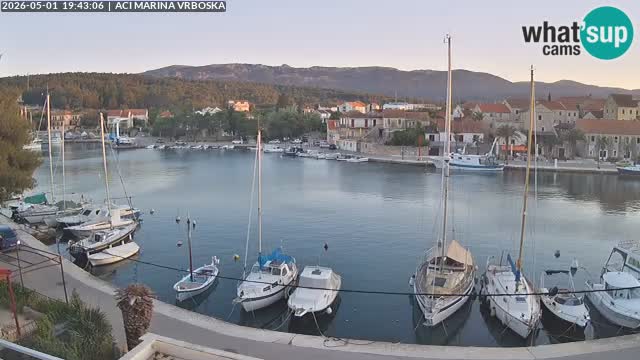 Spletna kamera Vrboska | Otok Hvar | Hrvaška