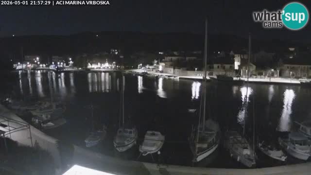 Spletna kamera Vrboska | Otok Hvar | Hrvaška