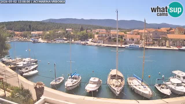 Spletna kamera Vrboska | Otok Hvar | Hrvaška