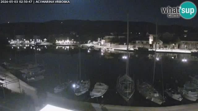 Spletna kamera Vrboska | Otok Hvar | Hrvaška