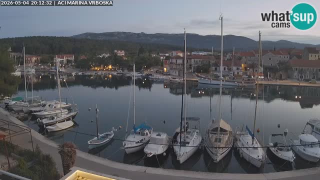 Spletna kamera Vrboska | Otok Hvar | Hrvaška