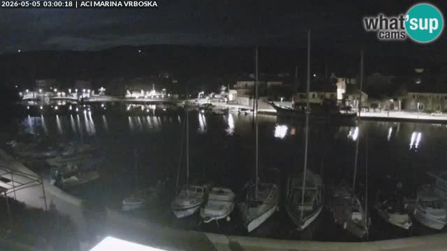 Spletna kamera Vrboska | Otok Hvar | Hrvaška