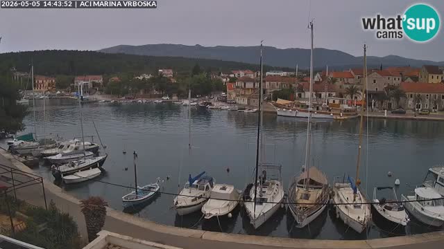 Spletna kamera Vrboska | Otok Hvar | Hrvaška