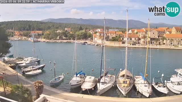 Spletna kamera Vrboska | Otok Hvar | Hrvaška