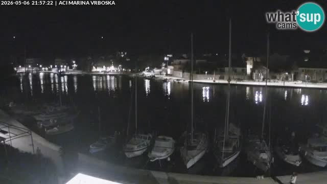 Spletna kamera Vrboska | Otok Hvar | Hrvaška