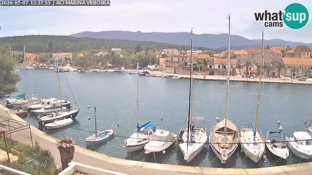 Spletna kamera Vrboska | Otok Hvar | Hrvaška