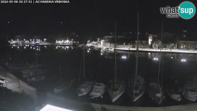 Spletna kamera Vrboska | Otok Hvar | Hrvaška