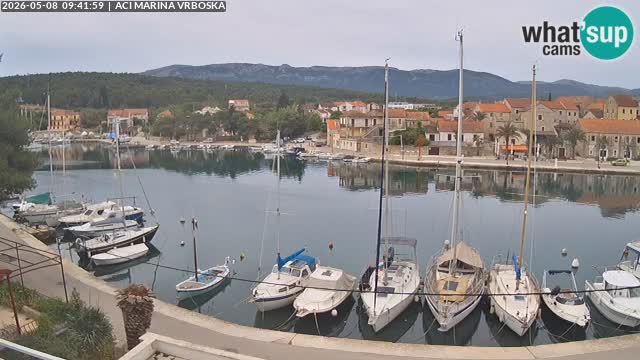 Spletna kamera Vrboska | Otok Hvar | Hrvaška