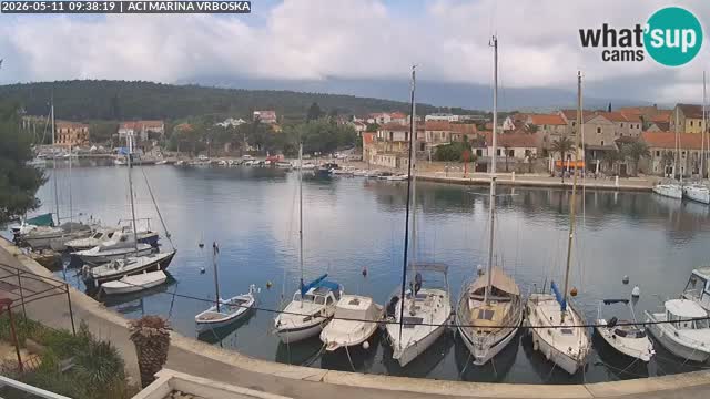 Spletna kamera Vrboska | Otok Hvar | Hrvaška