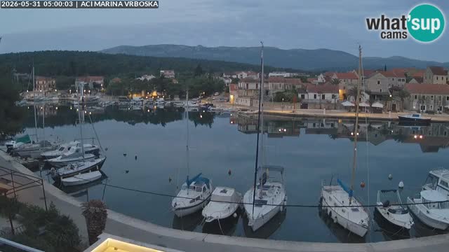 Spletna kamera Vrboska | Otok Hvar | Hrvaška