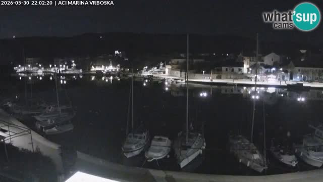Spletna kamera Vrboska | Otok Hvar | Hrvaška