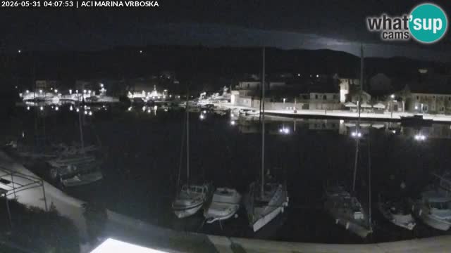 Spletna kamera Vrboska | Otok Hvar | Hrvaška