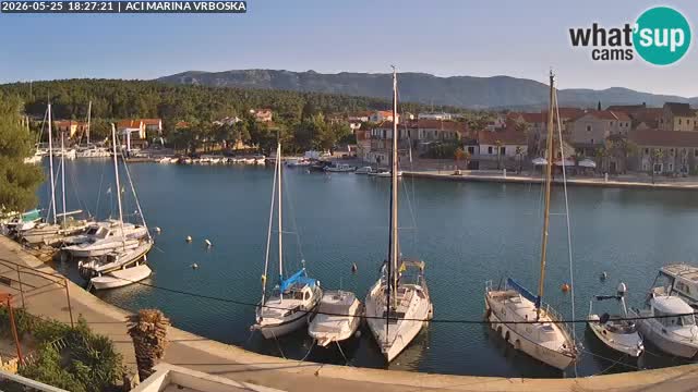 Spletna kamera Vrboska | Otok Hvar | Hrvaška