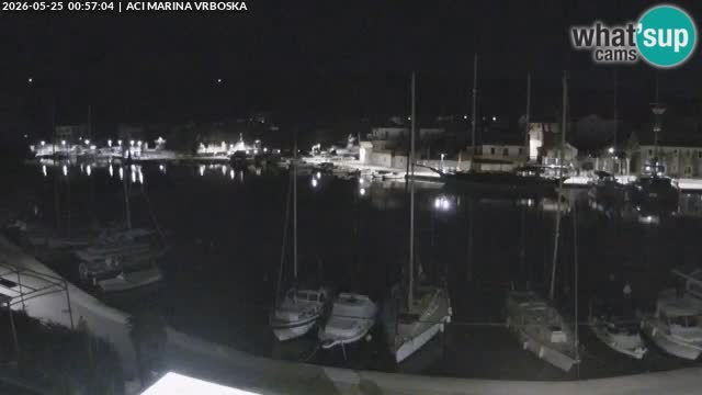 Spletna kamera Vrboska | Otok Hvar | Hrvaška