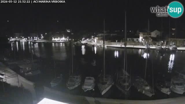 Spletna kamera Vrboska | Otok Hvar | Hrvaška