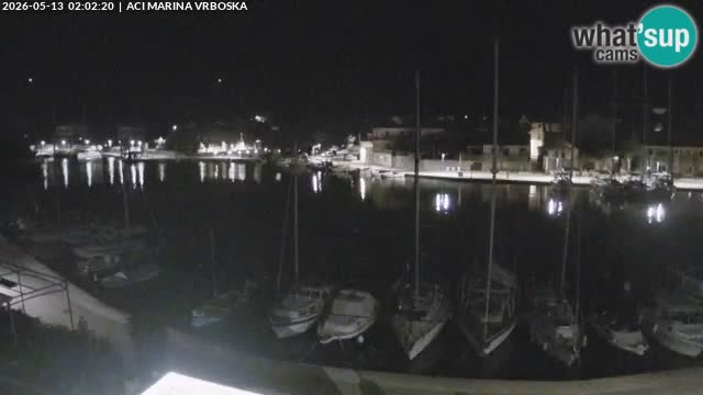Spletna kamera Vrboska | Otok Hvar | Hrvaška
