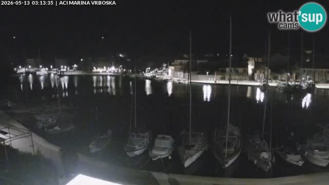 Spletna kamera Vrboska | Otok Hvar | Hrvaška