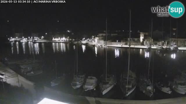 Spletna kamera Vrboska | Otok Hvar | Hrvaška