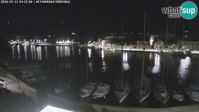 Spletna kamera Vrboska | Otok Hvar | Hrvaška