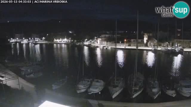 Spletna kamera Vrboska | Otok Hvar | Hrvaška