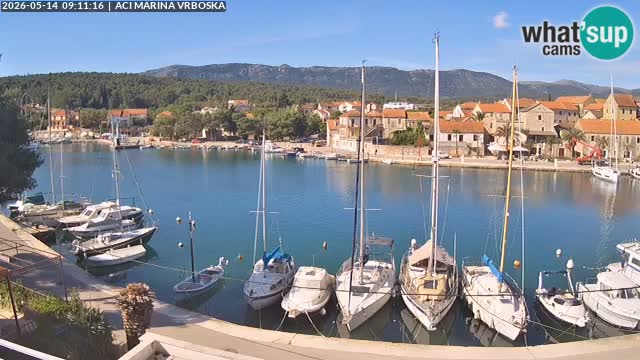 Spletna kamera Vrboska | Otok Hvar | Hrvaška
