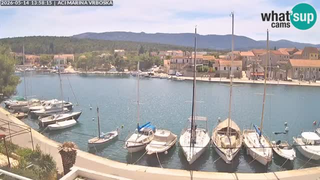 Spletna kamera Vrboska | Otok Hvar | Hrvaška