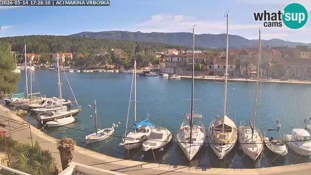 Spletna kamera Vrboska | Otok Hvar | Hrvaška