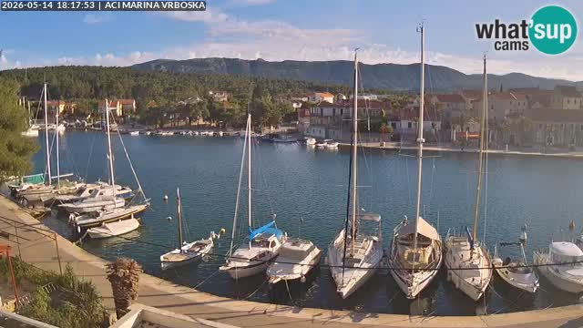 Spletna kamera Vrboska | Otok Hvar | Hrvaška