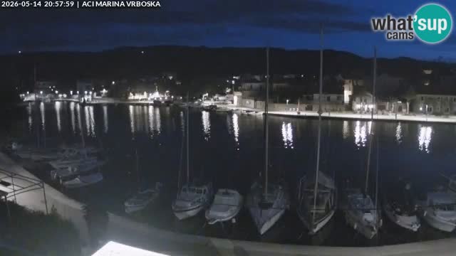 Spletna kamera Vrboska | Otok Hvar | Hrvaška