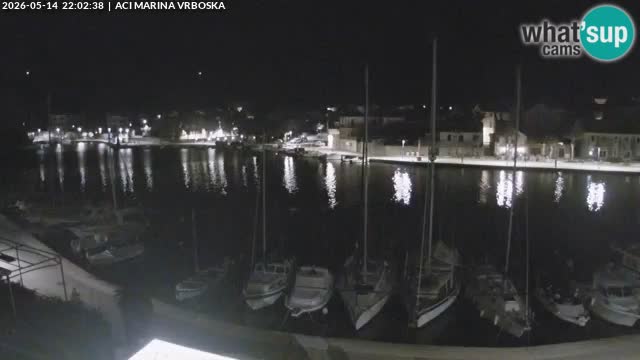 Spletna kamera Vrboska | Otok Hvar | Hrvaška