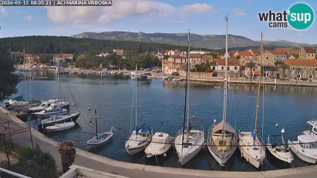 Spletna kamera Vrboska | Otok Hvar | Hrvaška