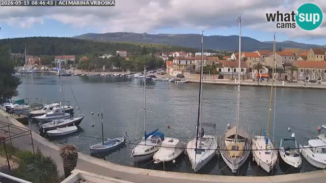 Spletna kamera Vrboska | Otok Hvar | Hrvaška