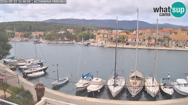 Spletna kamera Vrboska | Otok Hvar | Hrvaška