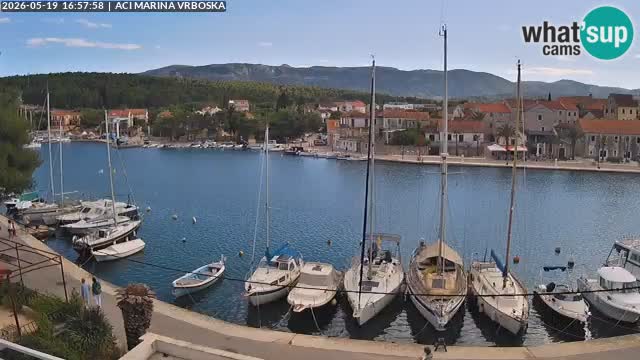 Vrboska livecam | Isola di Hvar | Croazia