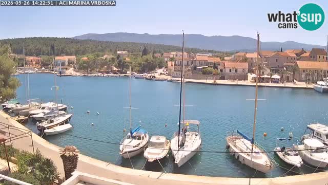 Vrboska livecam | Isola di Hvar | Croazia