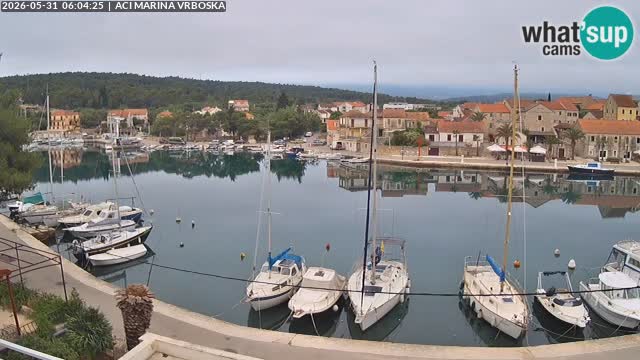 Spletna kamera Vrboska | Otok Hvar | Hrvaška