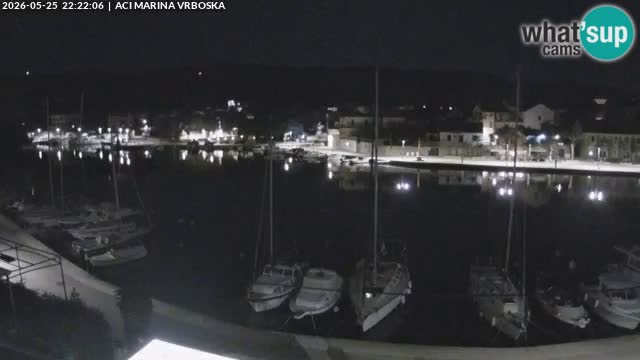 Spletna kamera Vrboska | Otok Hvar | Hrvaška