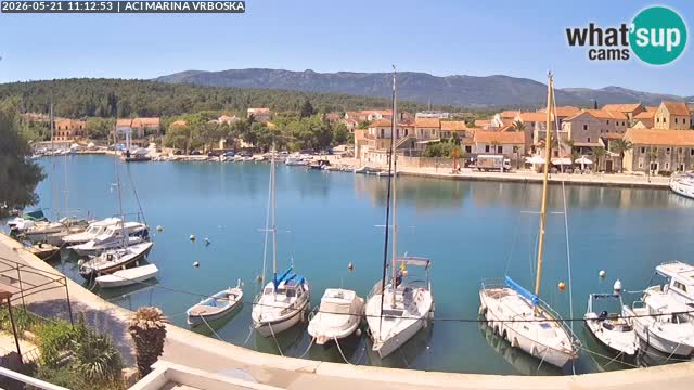 Spletna kamera Vrboska | Otok Hvar | Hrvaška