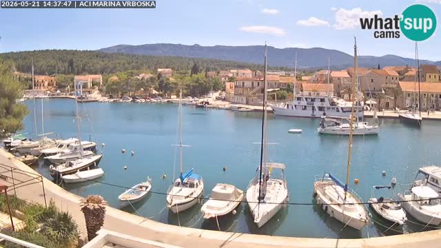 Spletna kamera Vrboska | Otok Hvar | Hrvaška