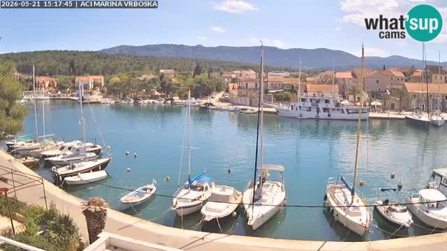 Spletna kamera Vrboska | Otok Hvar | Hrvaška