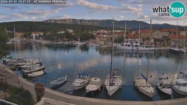 Spletna kamera Vrboska | Otok Hvar | Hrvaška