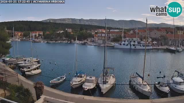 Spletna kamera Vrboska | Otok Hvar | Hrvaška