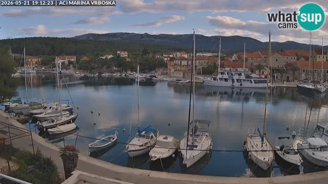 Spletna kamera Vrboska | Otok Hvar | Hrvaška